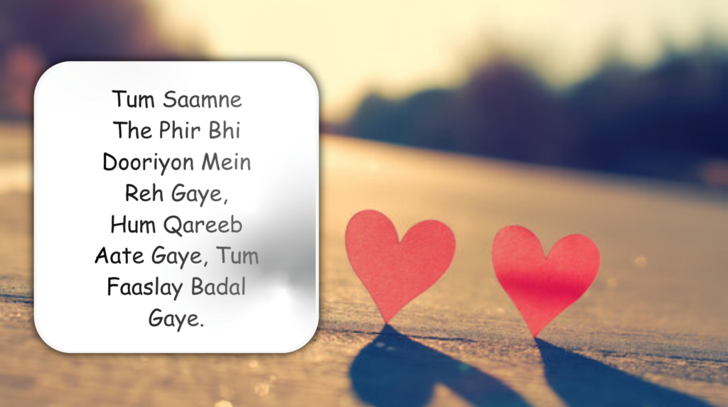 Short Love Shayari in English in 2026