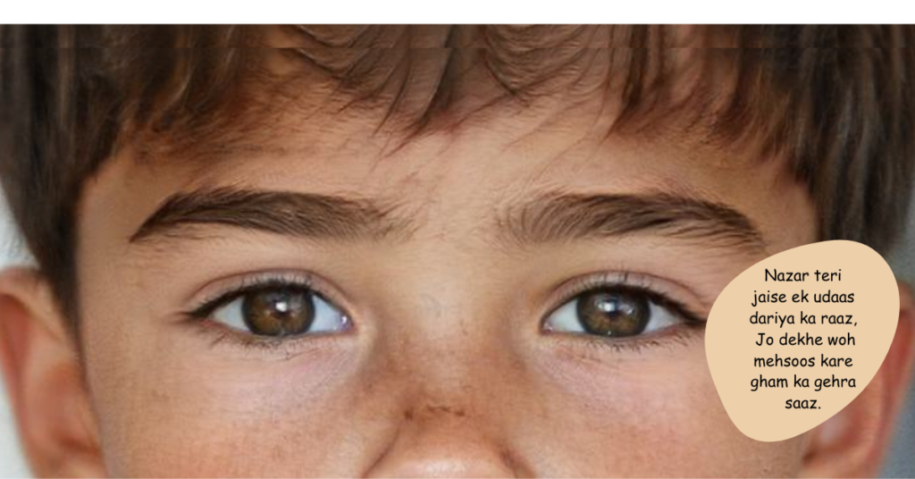 Shayari on Eyes in English