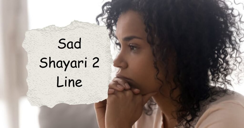 Sad Shayari 2 Line