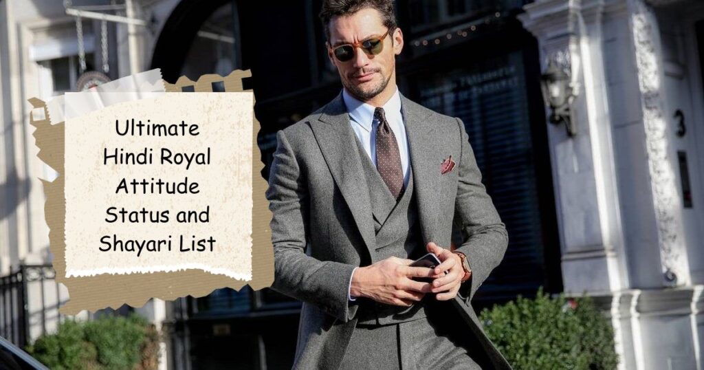Best Royal Attitude Quotes in Hindi for King Style Swag