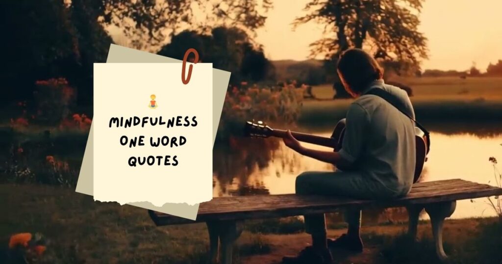 One Word Quotes