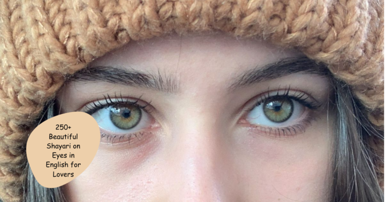 Shayari on Eyes in English for Lovers