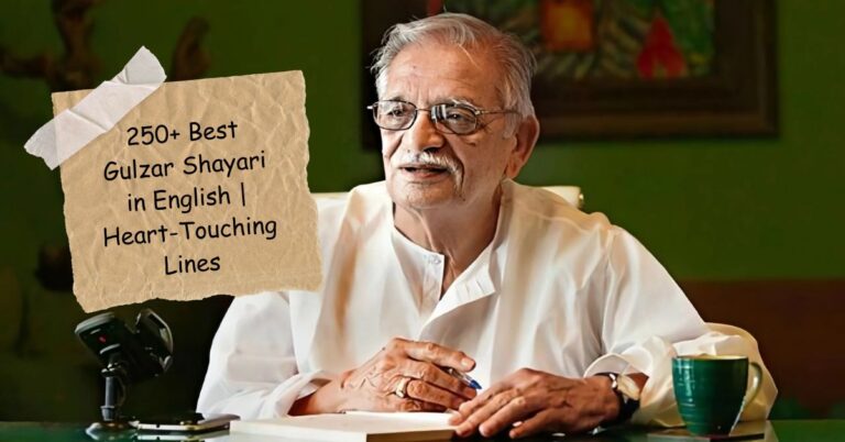 Gulzar Shayari in English