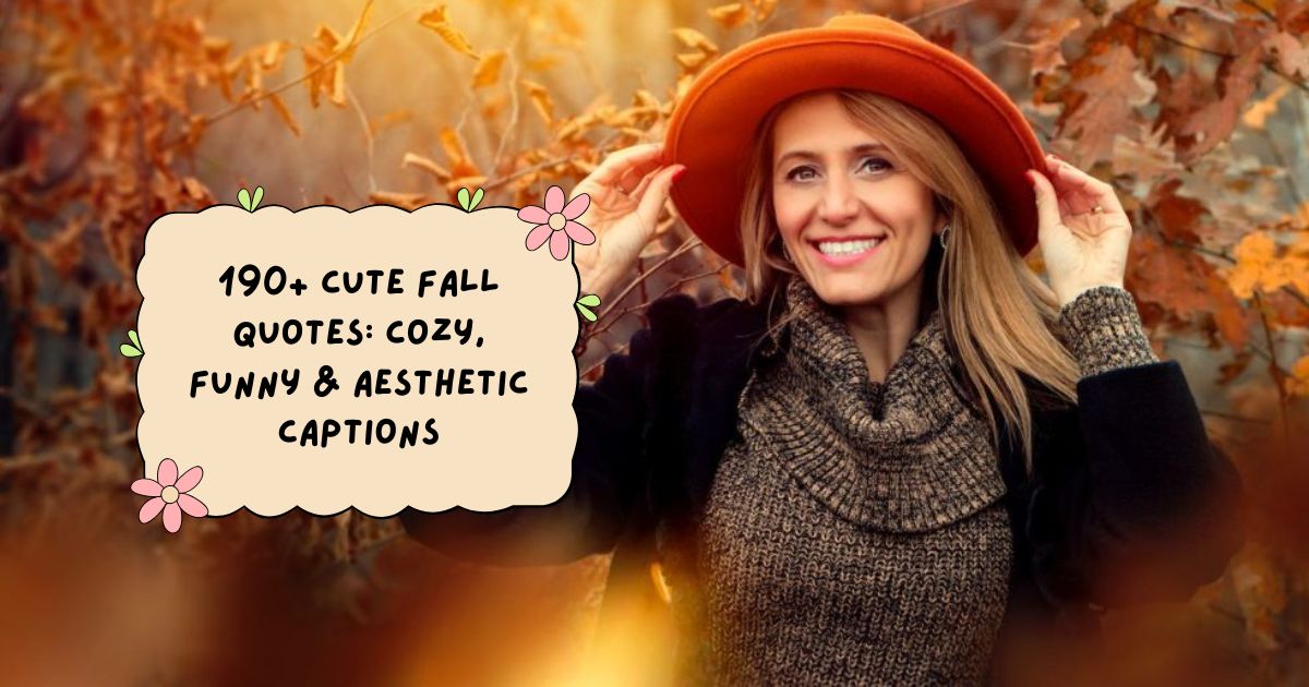 Cute Fall Quotes