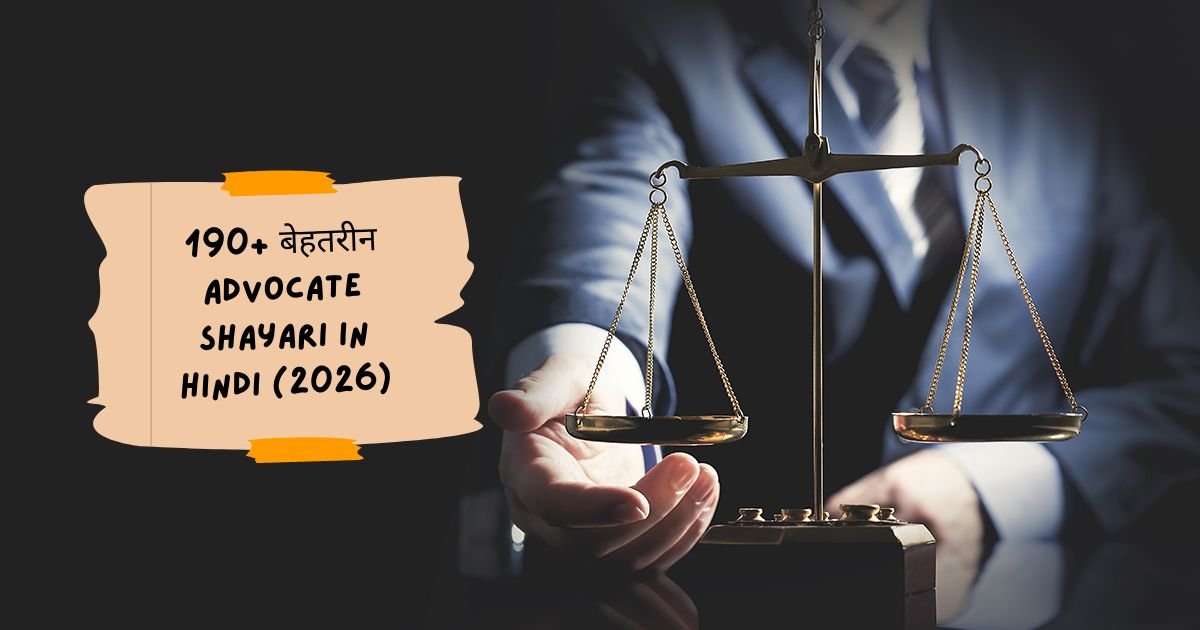 Advocate Shayari in Hindi