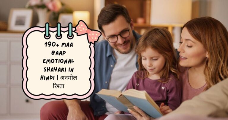 Maa Baap Emotional Shayari in Hindi