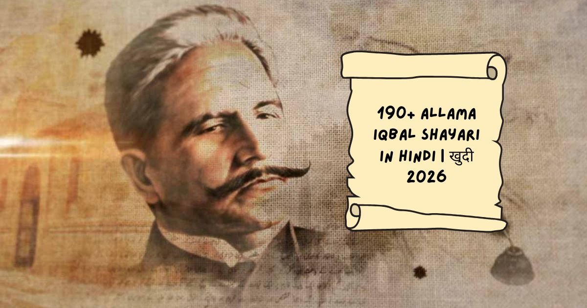 Allama Iqbal Shayari in Hindi