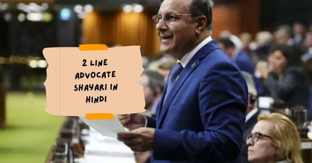 Advocate Shayari in Hindi