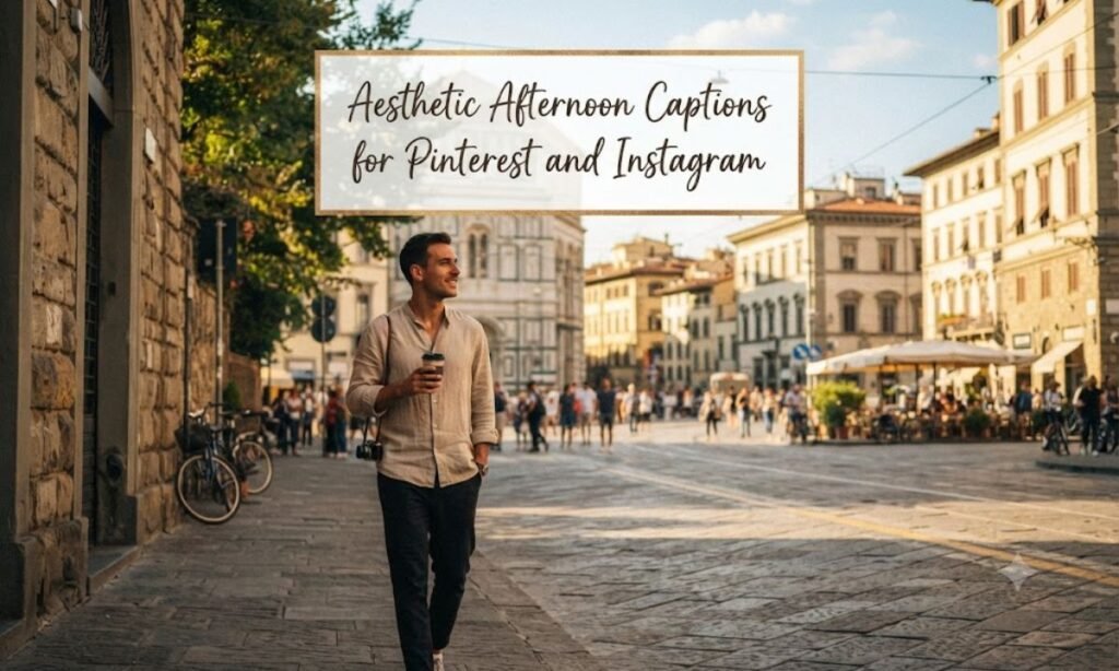 Aesthetic Afternoon Captions for Pinterest and Instagram