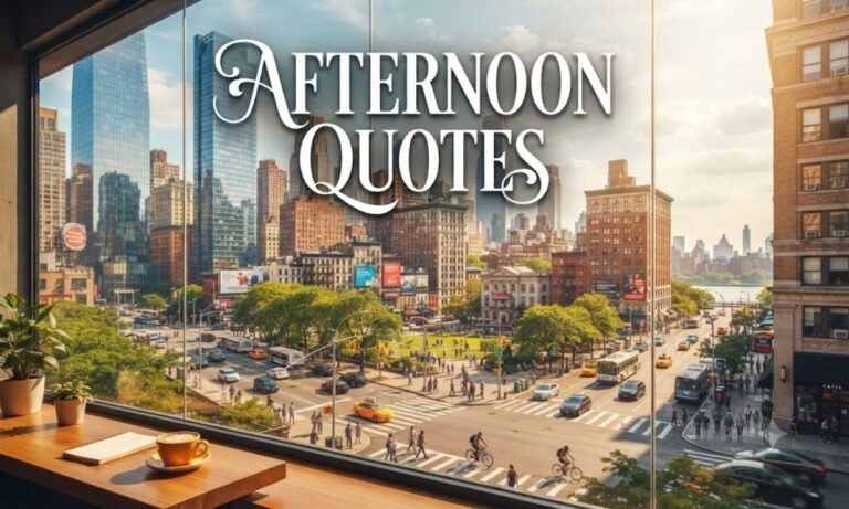 Afternoon Quotes