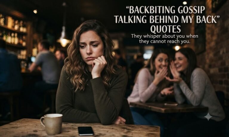 Backbiting Gossip Talking Behind My Back Quotes