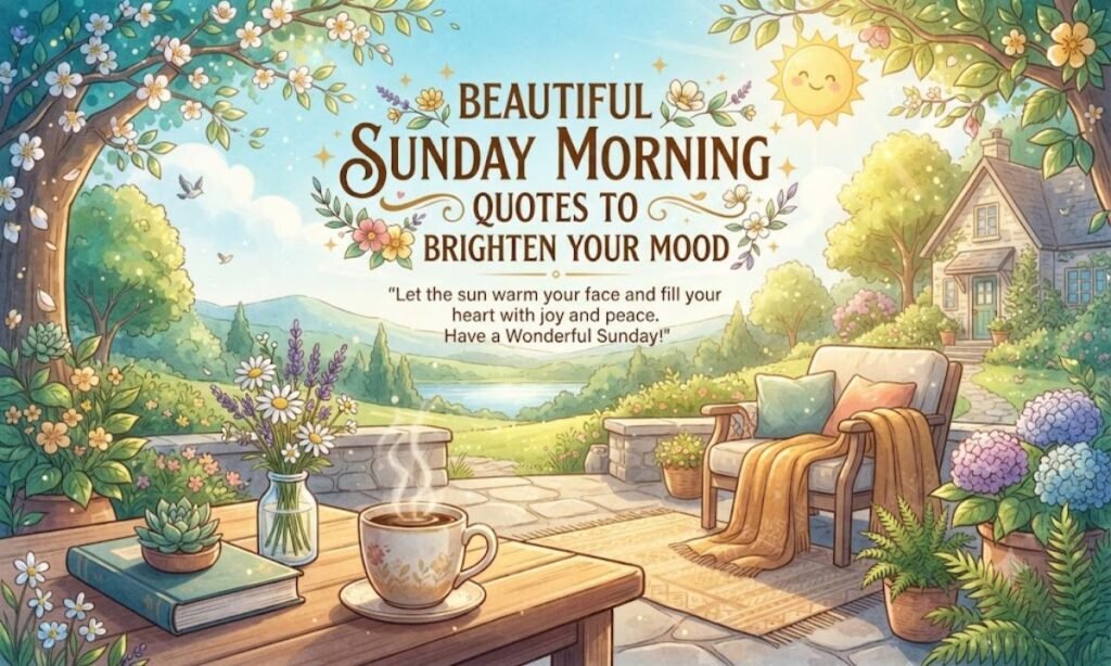 Beautiful Sunday Morning Quotes to Brighten Your Mood