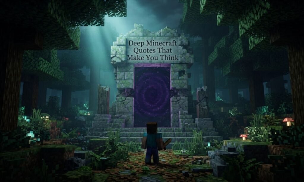 Deep Minecraft Quotes That Make You Think