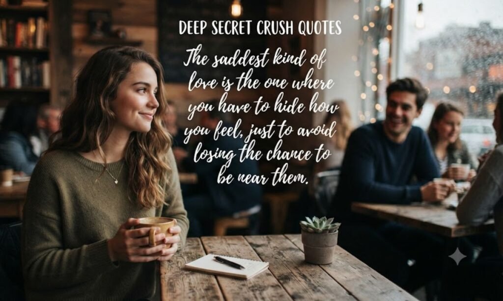 Deep Secret Crush Quotes