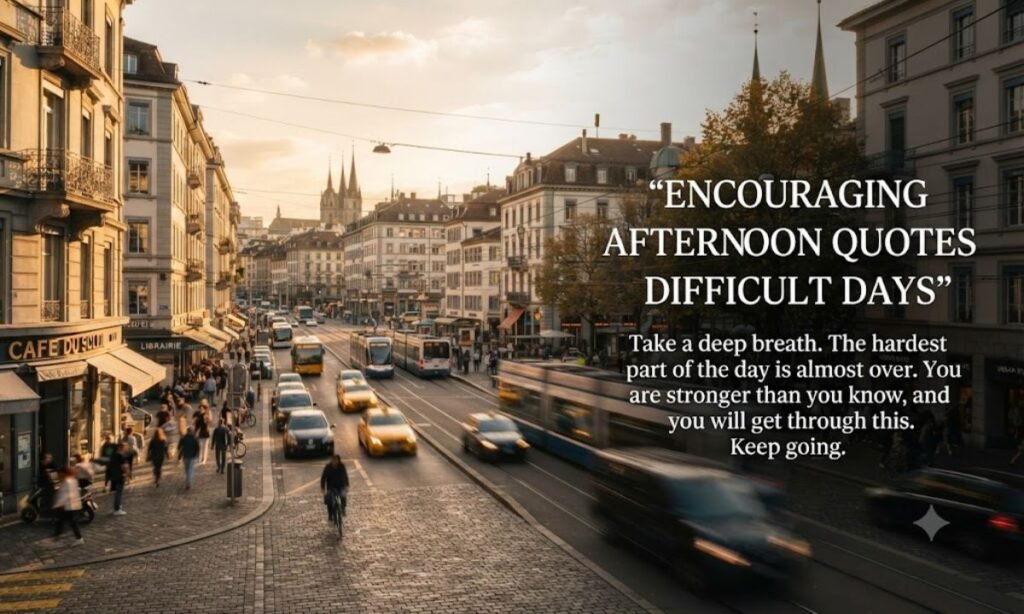 Encouraging Afternoon Quotes for Difficult Days
