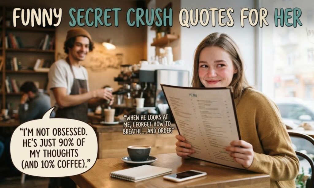 Funny Secret Crush Quotes For Her