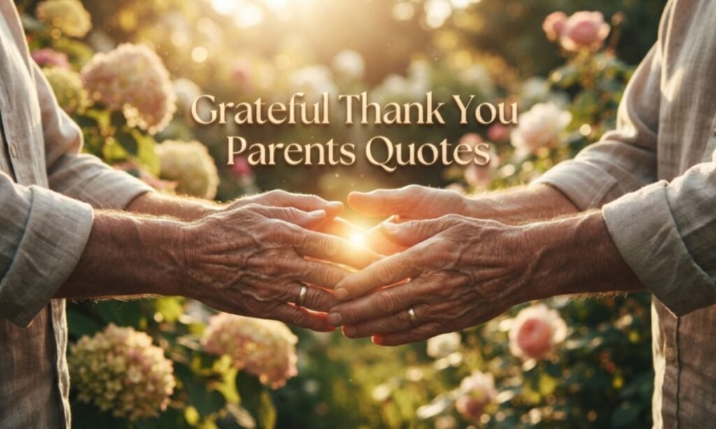 Grateful Thank You Parents Quotes
