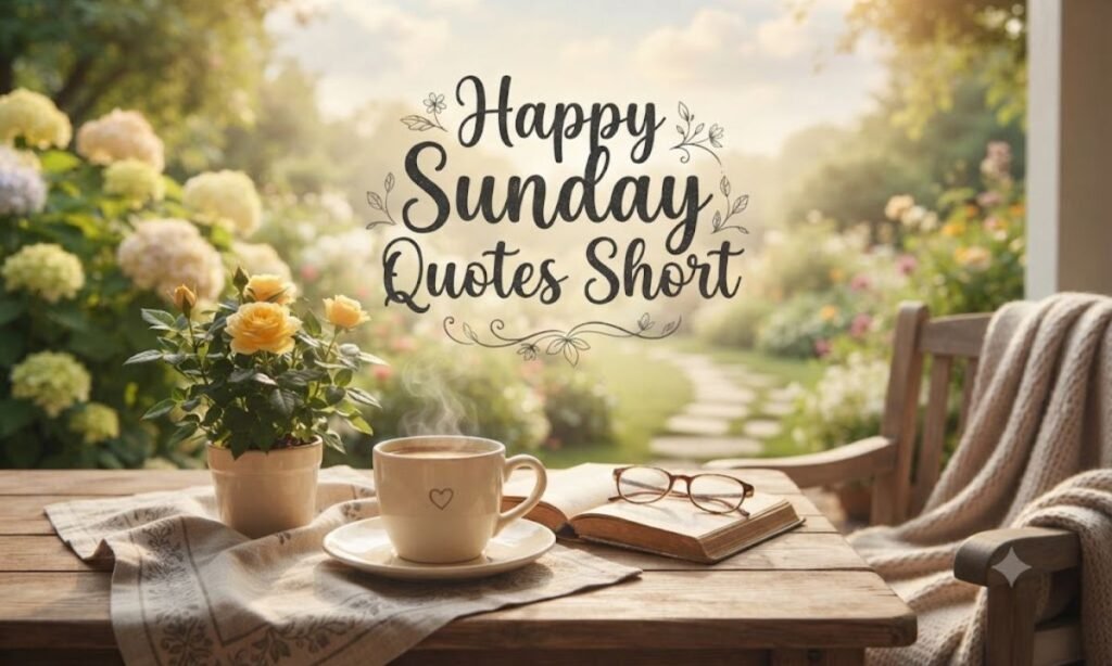 Happy Sunday Quotes Short
