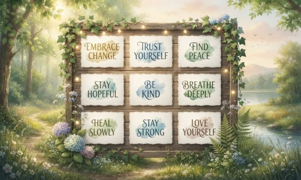 Healing Two Word Quotes for Emotional Strength