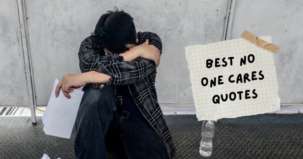 No One Cares Quotes