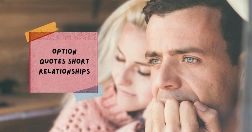 Feeling Like an Option Quotes