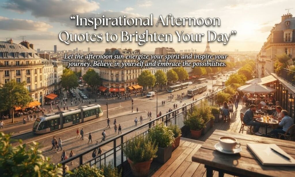 Inspirational Afternoon Quotes to Brighten Your Day
