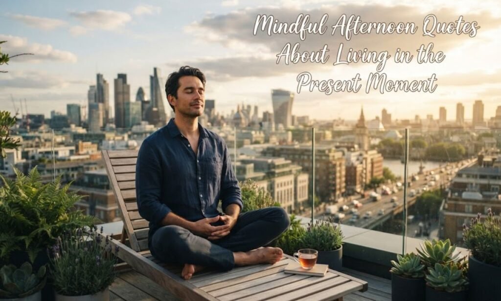 Mindful Afternoon Quotes About Living in the Present Moment