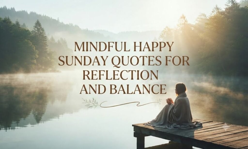 Mindful Happy Sunday Quotes for Reflection and Balance