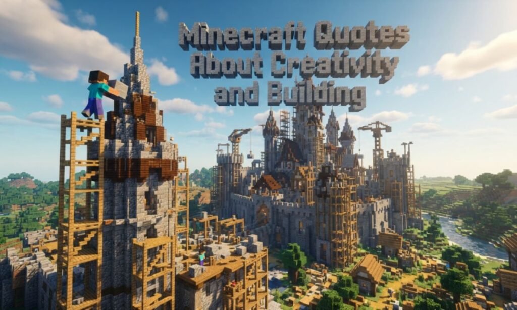 Minecraft Quotes About Creativity and Building