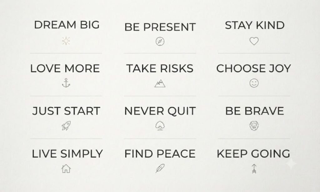 Minimal Two Word Quotes With Maximum Impact