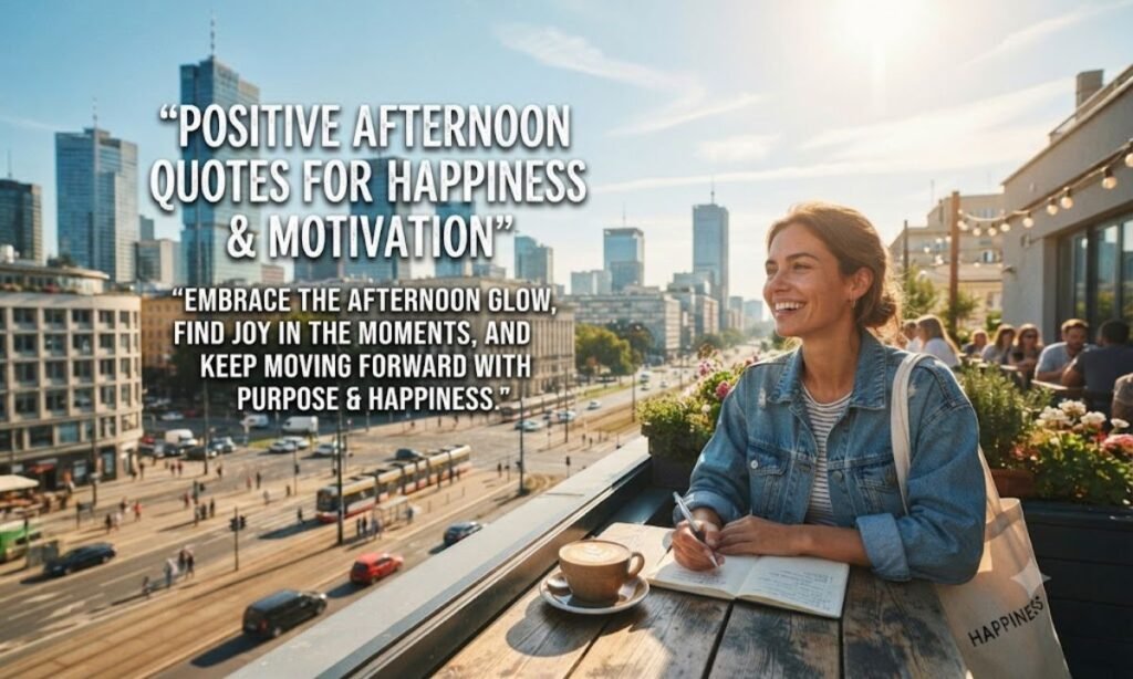 Positive Afternoon Quotes for Happiness and Motivation