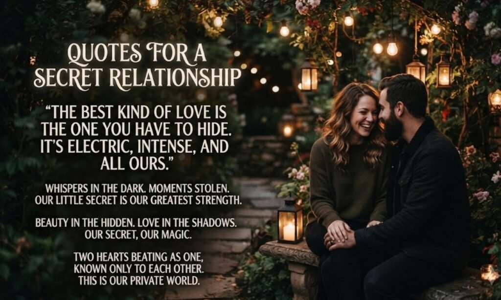 Quotes For A Secret Relationship