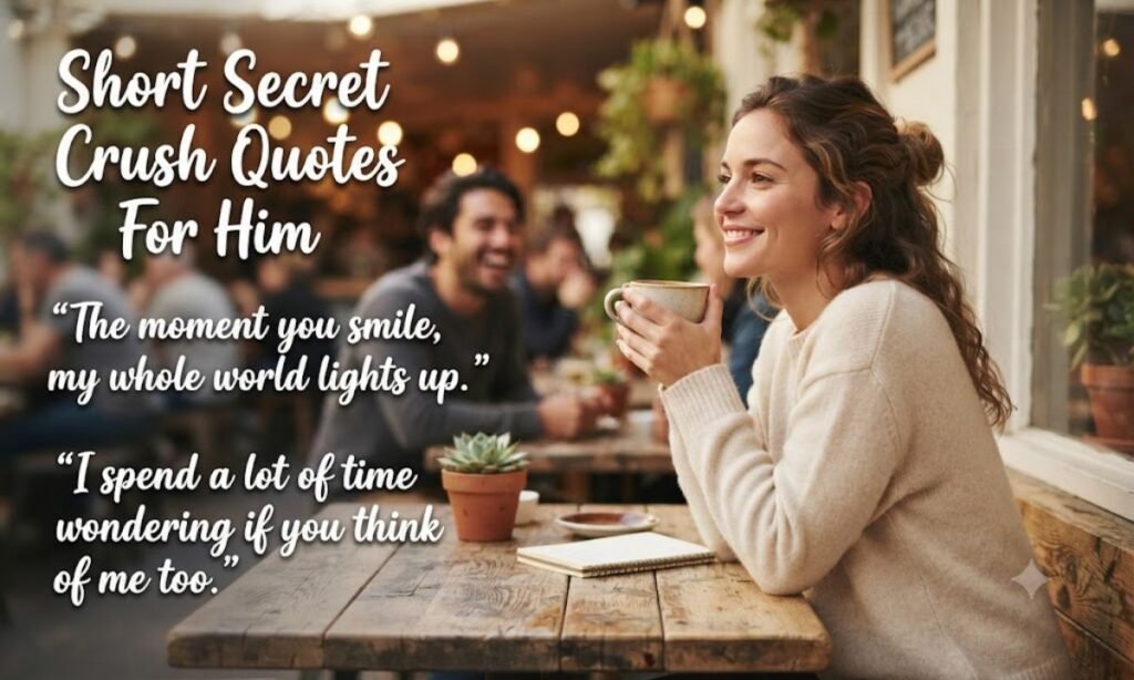 Short Secret Crush Quotes For Him