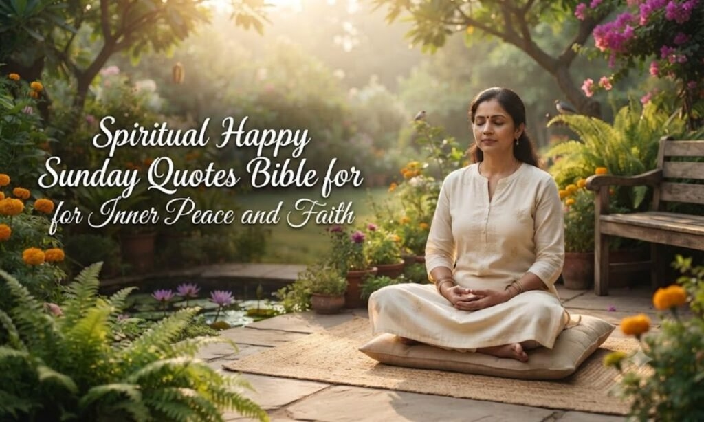 Spiritual Happy Sunday Quotes Bible for Inner Peace and Faith