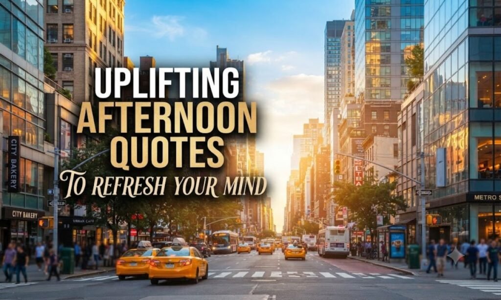 Uplifting Afternoon Quotes to Refresh Your Mind