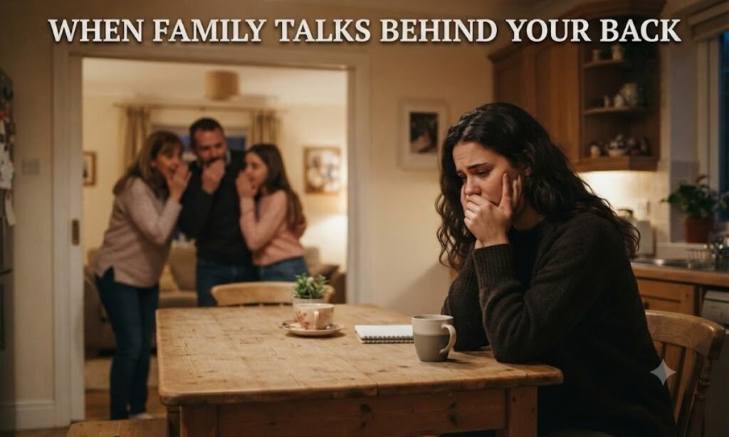 When Family Talks Behind Your Back