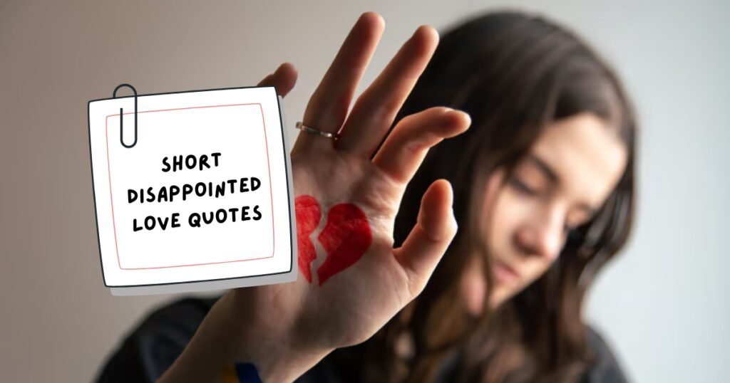 Disappointed Love Quotes