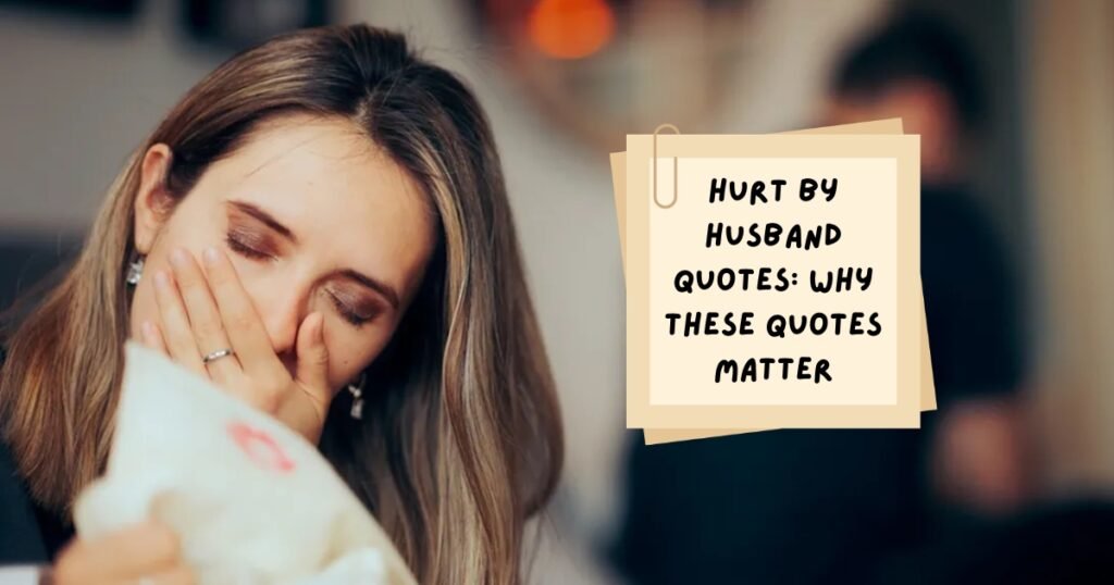 Hurt by Husband Quotes